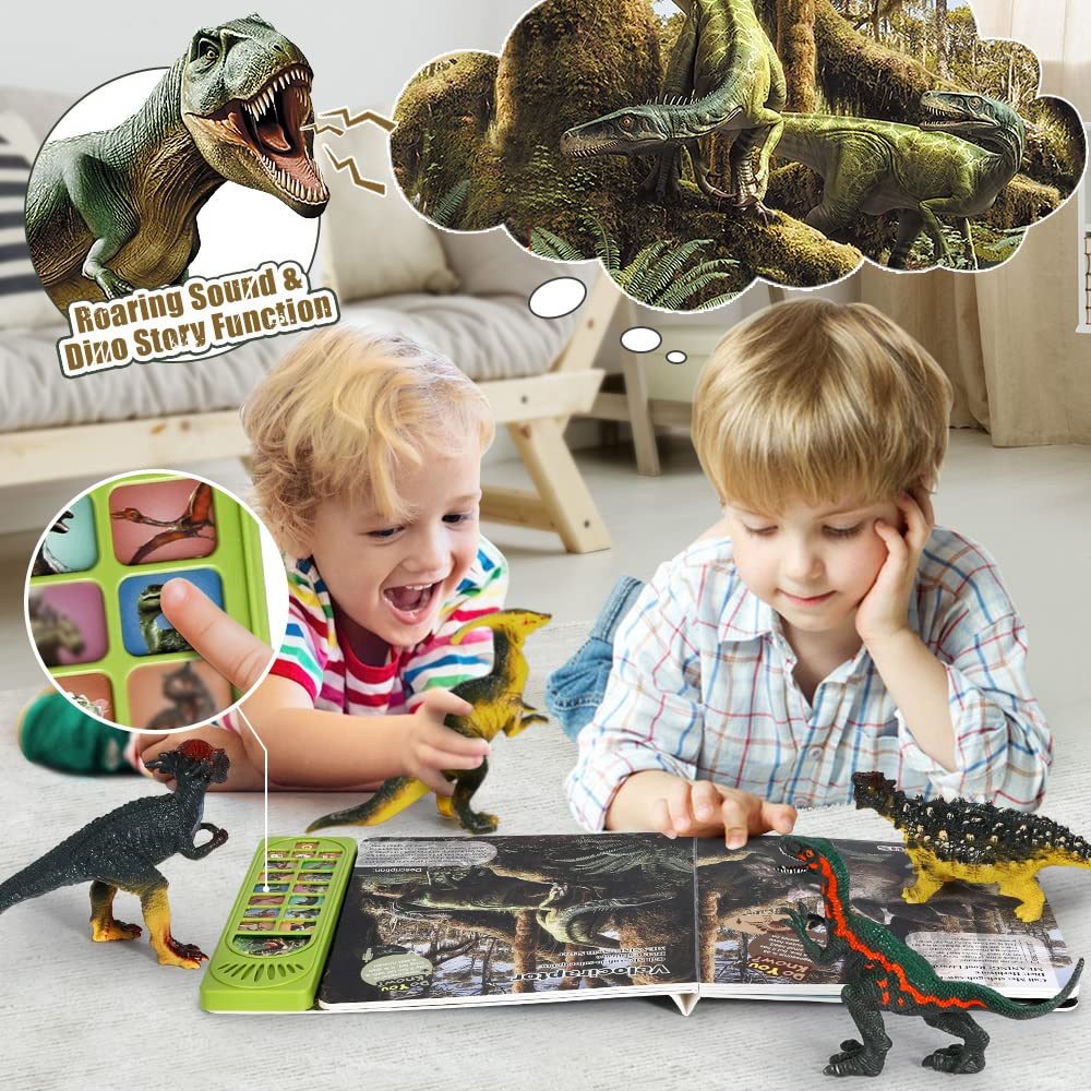 FRUSE 12 colorful dinosaur figures support imaginative play.