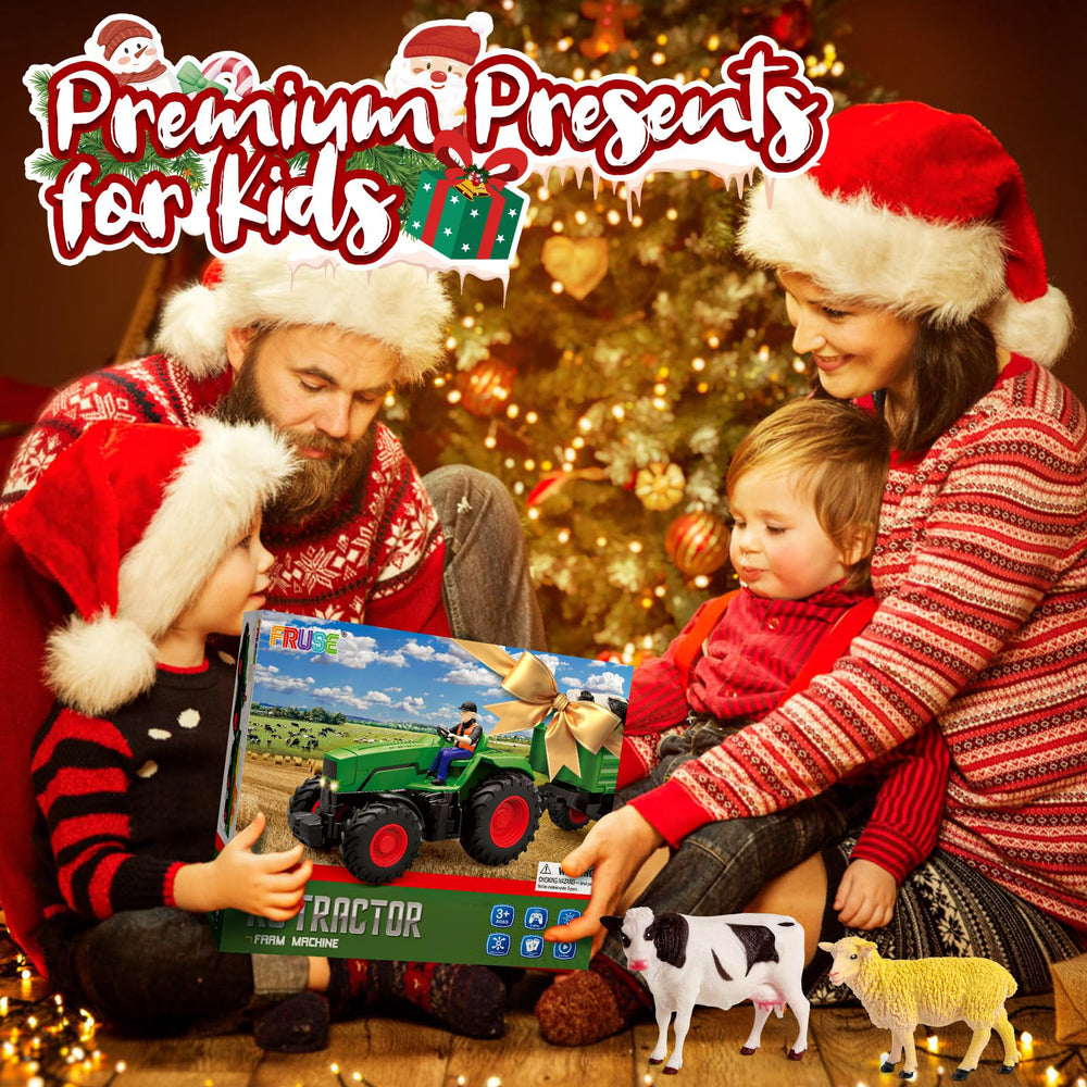FRUSE durable plastic farm vehicle kit ideal for birthday gifts