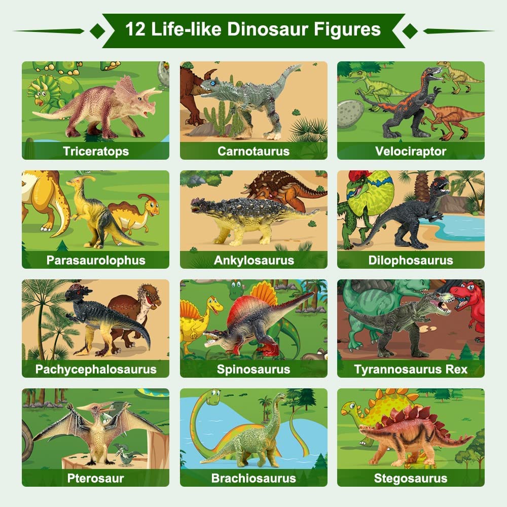 FRUSE Jurassic Carnotaurus figure boosts imaginative storytelling and exploration.