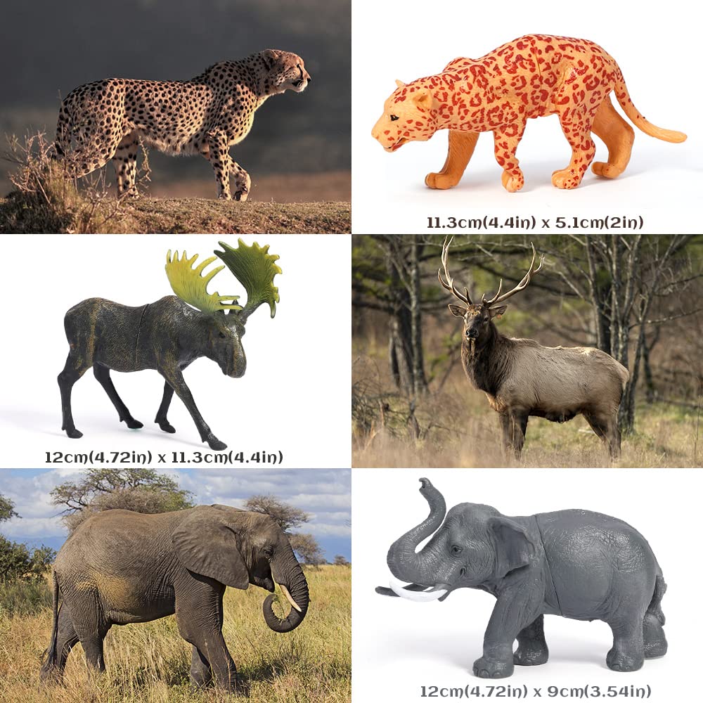 FRUSE elephant figure with lifelike pose for wildlife curiosity