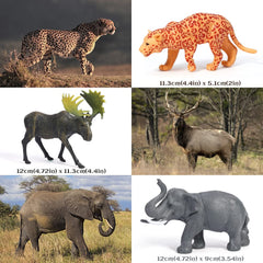 FRUSE elephant figure with lifelike pose for wildlife curiosity