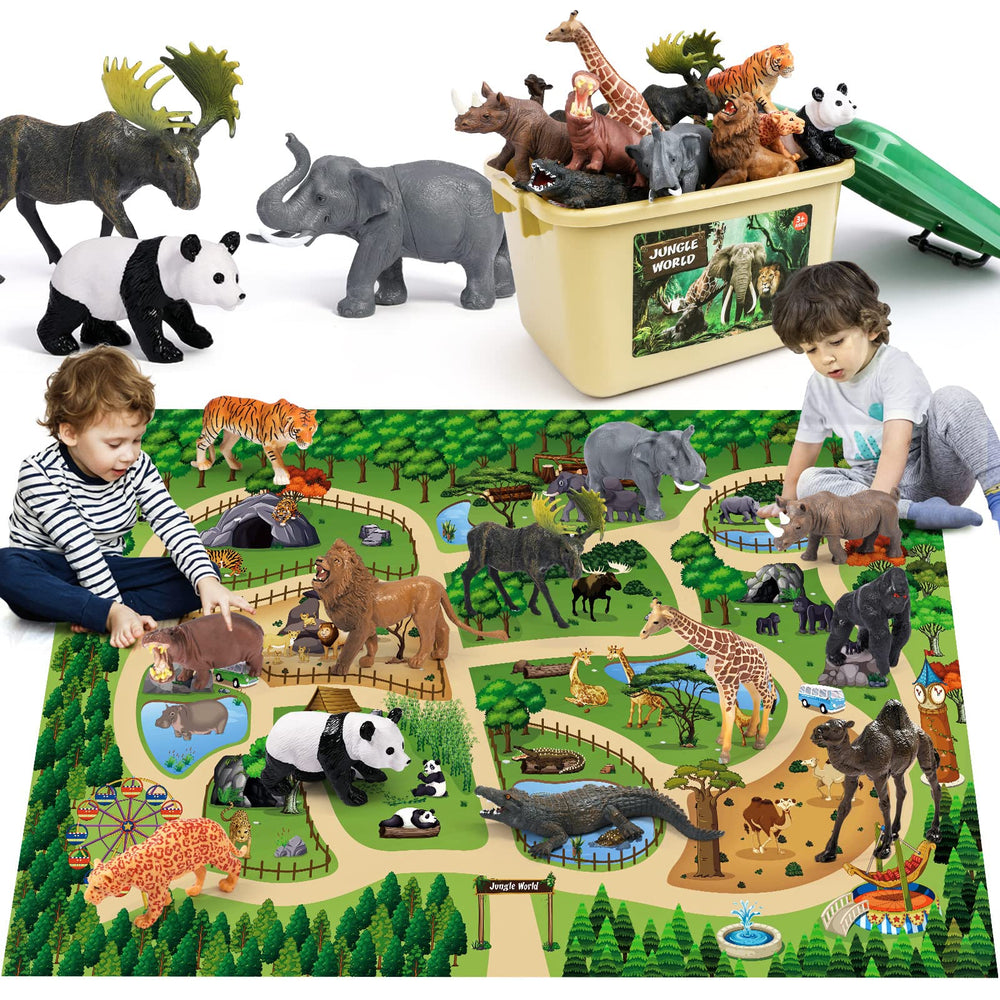 FRUSE safari panda figurine for imaginative play and early animal vocabulary