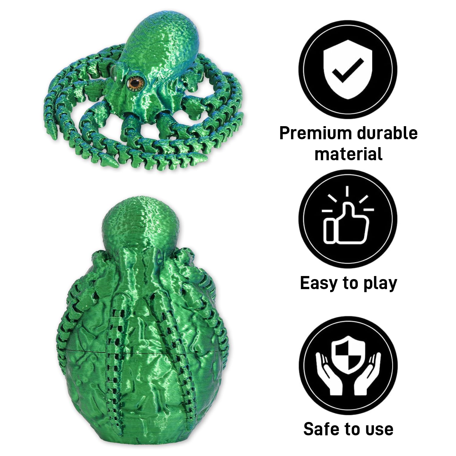 FRVTJS colorful octopus eggs, vivid details spark storytelling adventures.