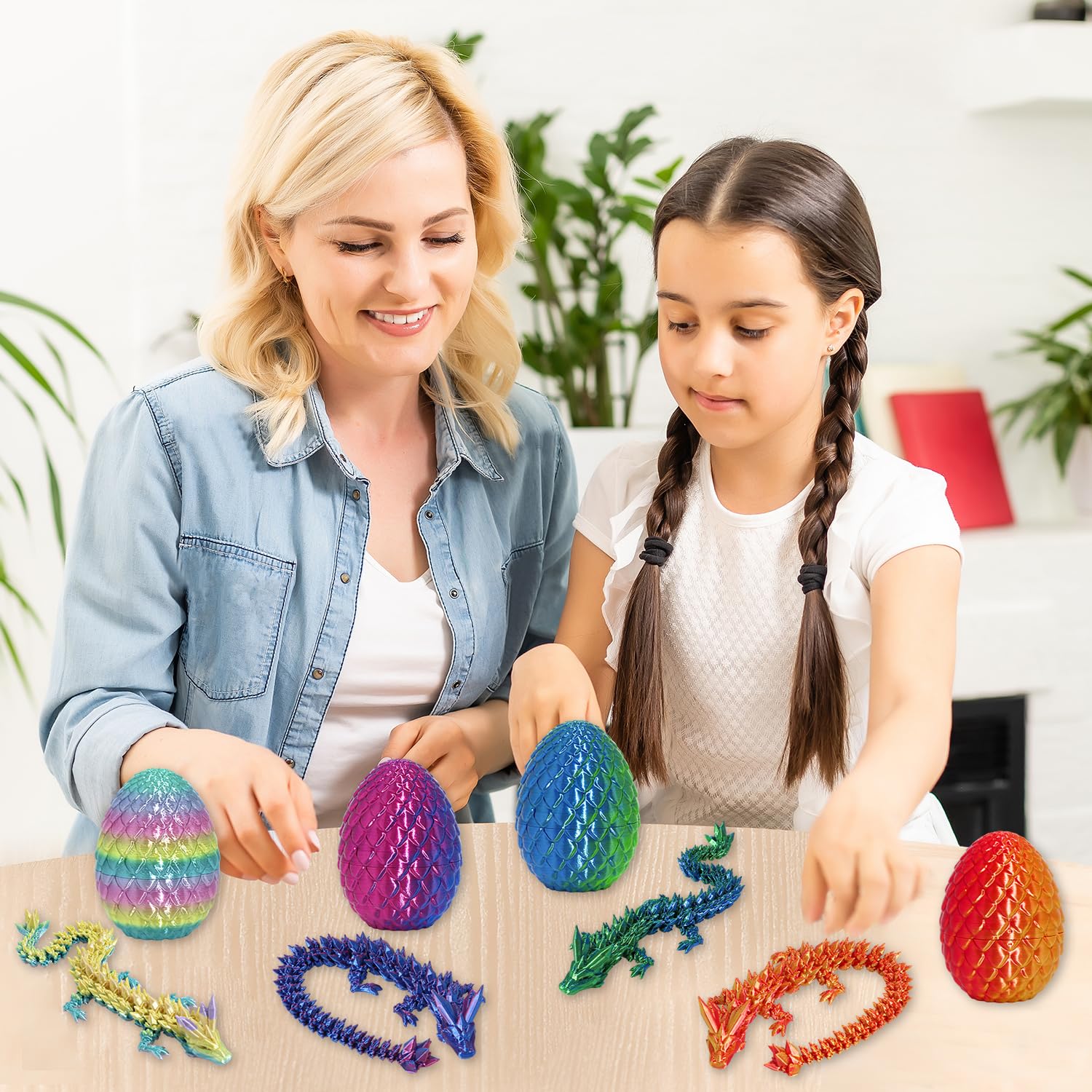 FRVTJS dragon egg open with dragon reveal for imaginative play.