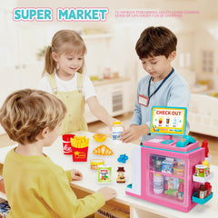 FS Kids Pretend Play Store Set food and beverages support imaginative shopping