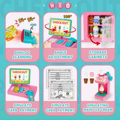 FS Kids Pretend Play Store Set ice cream maker inspires tasty pretend treats