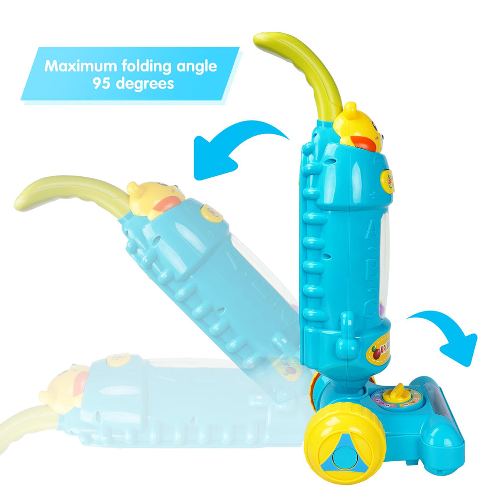 FS kids vacuum with smooth edges promotes safe play.