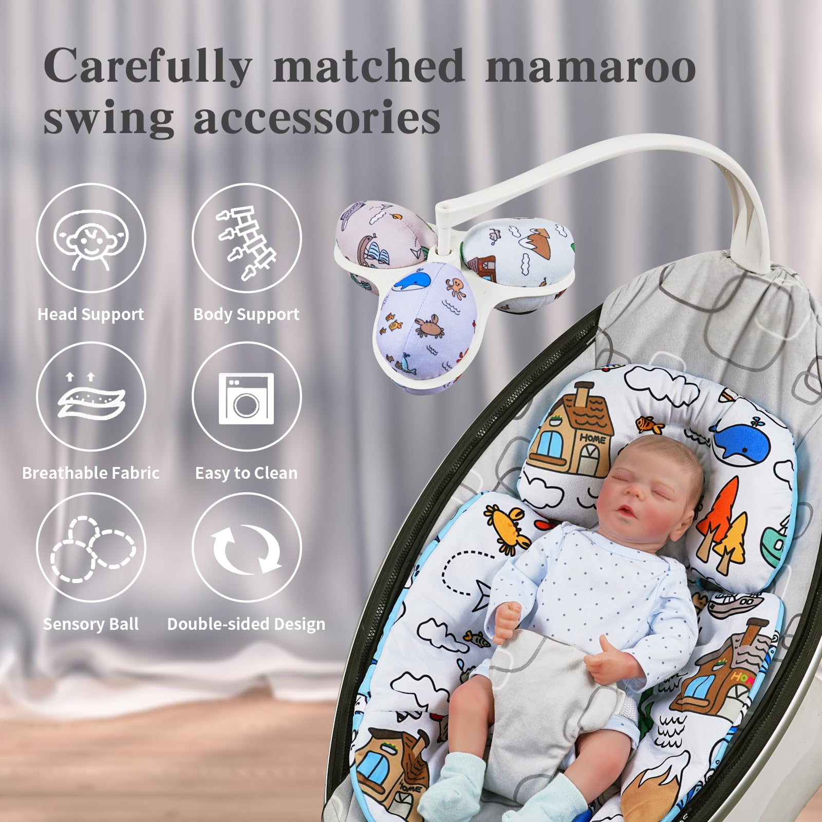 FSINWV replacement-ball-wrinkle produces a gentle sound on touch for interaction.
