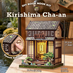 Fsolis Book Nook diorama on a bookcase boosts visual interest and personality.