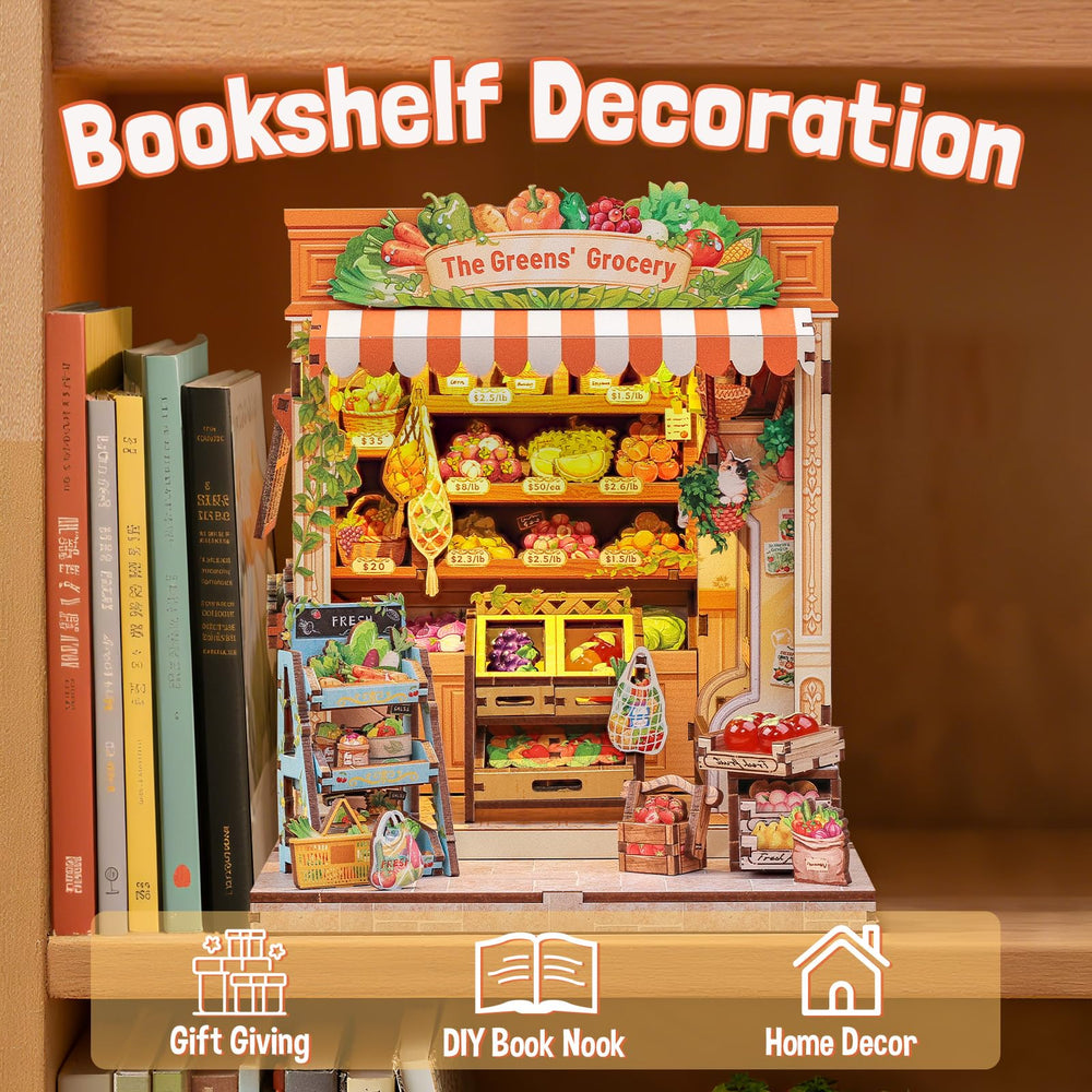 Fsolis Book Nook Kit beginner-friendly manual guides easy assembly.