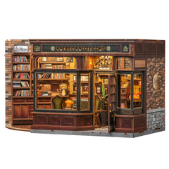 Fsolis Book Nook Kit coffee shop scene highlights a cozy reading nook