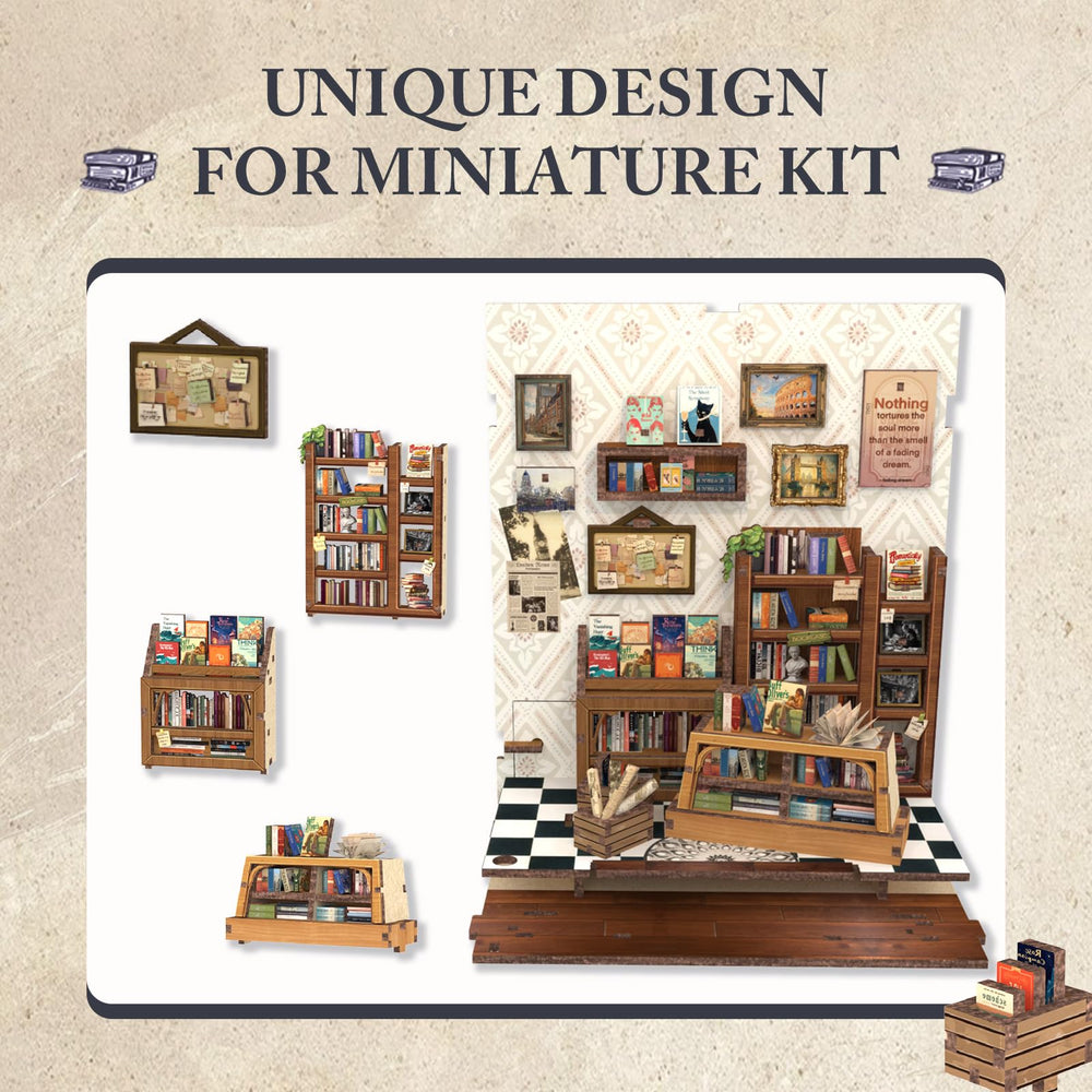 Fsolis Book Nook Kit gift idea for book lovers and crafters