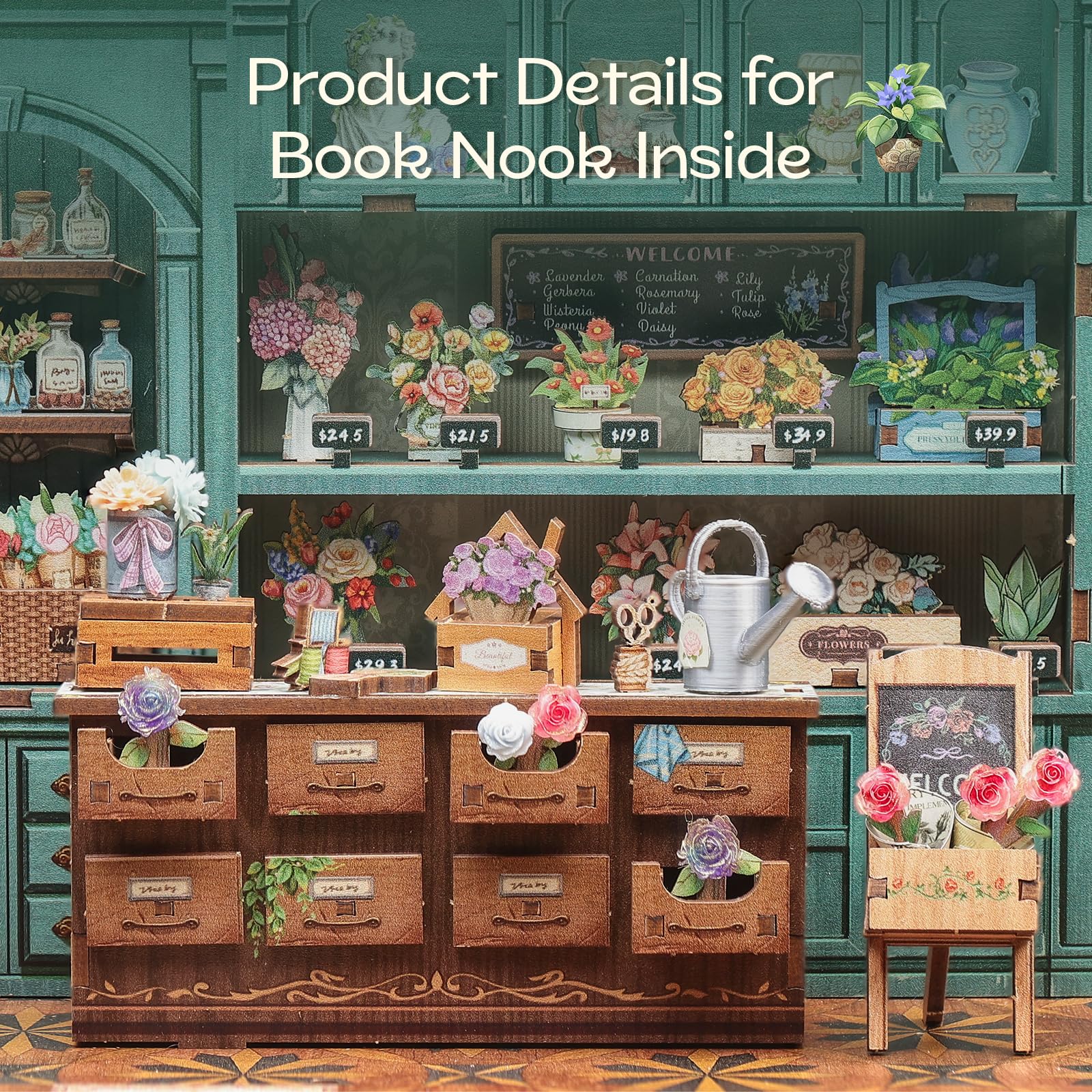 Fsolis Book Nook Kit is a thoughtful gift for crafters and book lovers.