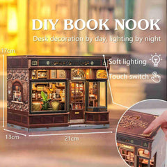 Fsolis Book Nook Kit LED light adds warm glow for evenings