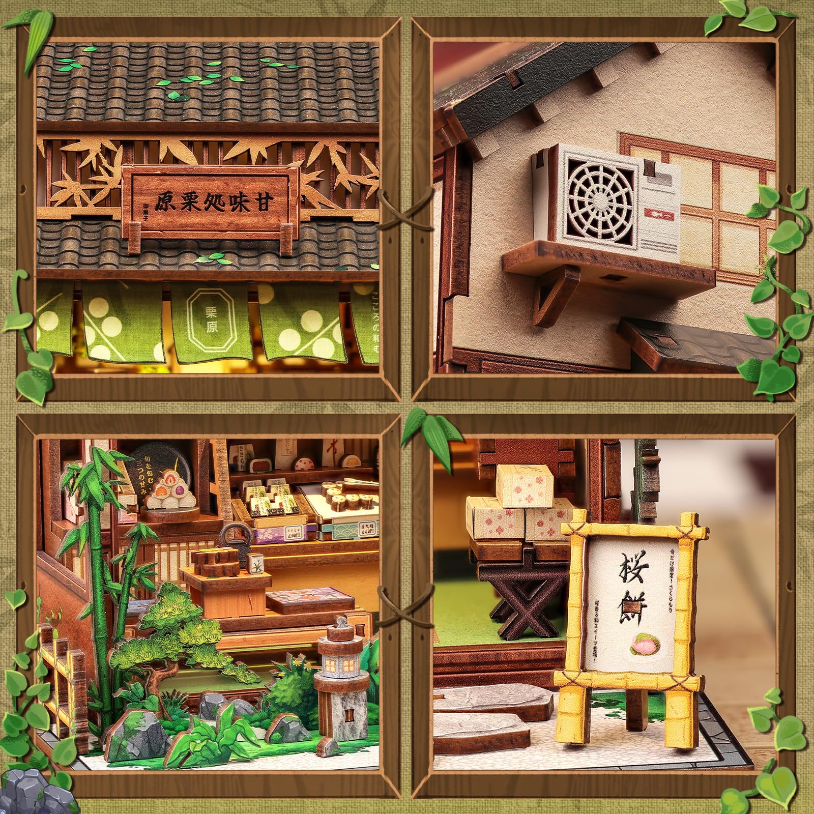Fsolis Book Nook Kit relaxing crafting scene encourages mindful hobbies.