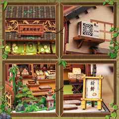 Fsolis Book Nook Kit relaxing crafting scene encourages mindful hobbies.