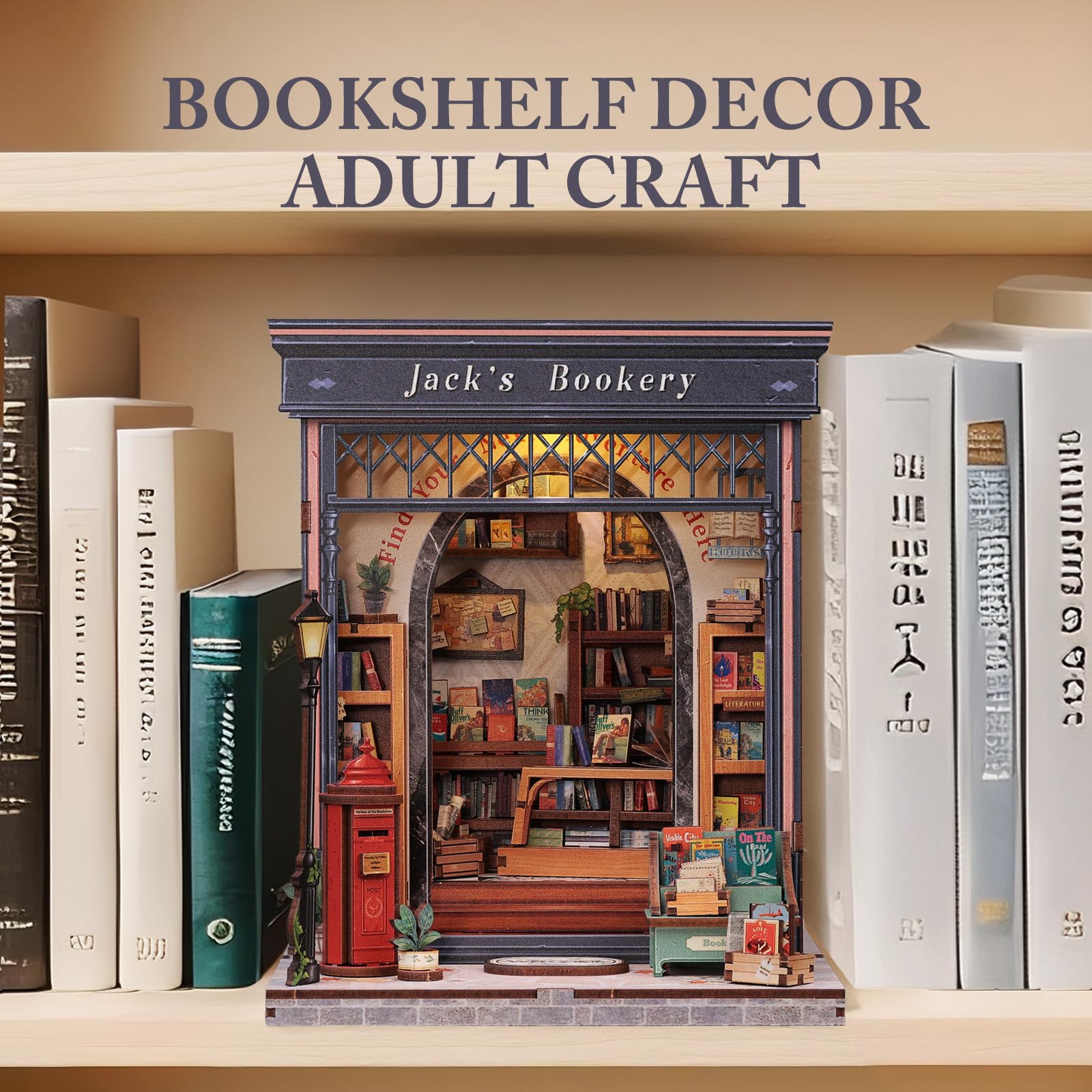 Fsolis Book Nook Kit step-by-step guide supports beginners