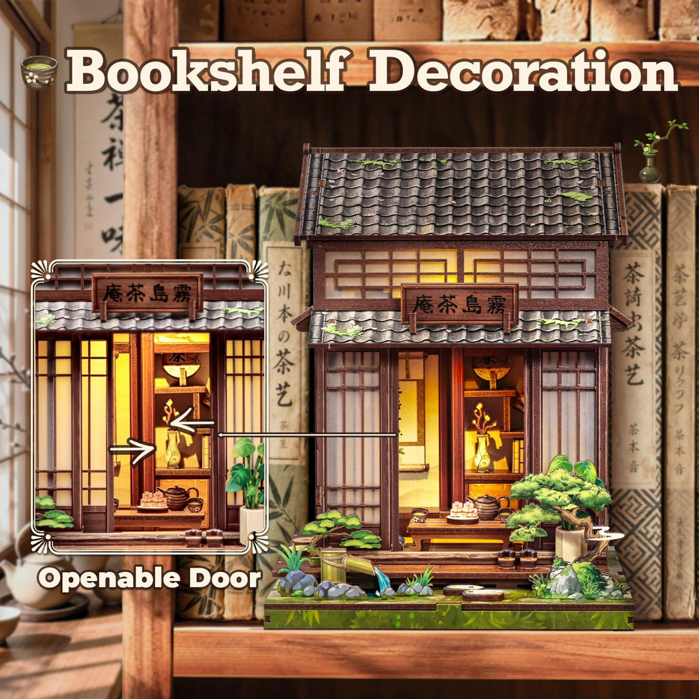 Fsolis Book Nook shelf decor idea encourages mindful crafting.