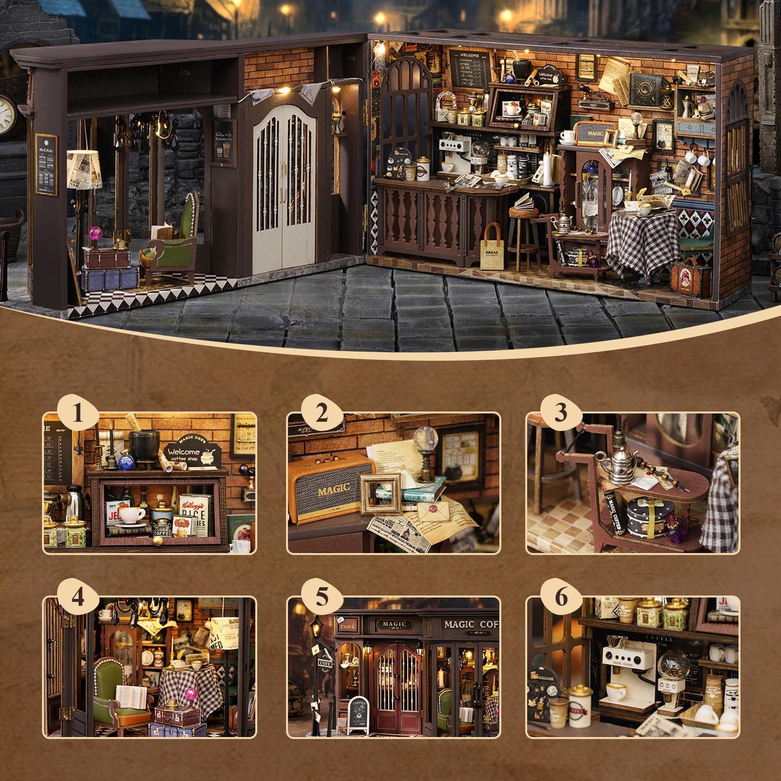 Fsolis detailed textures and decor enrich a 1:24 scale miniature diorama