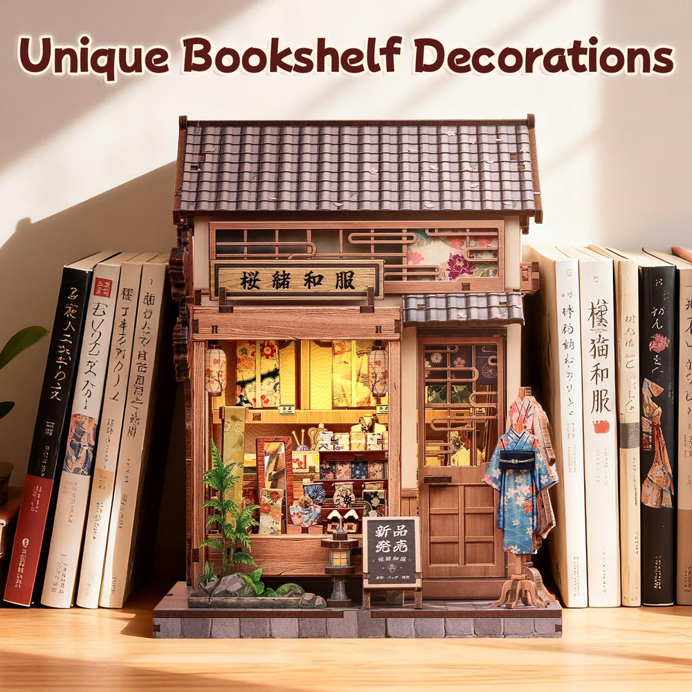 Fsolis Book Nook Kit Japanese detailed instructions friendly to beginners and teens.