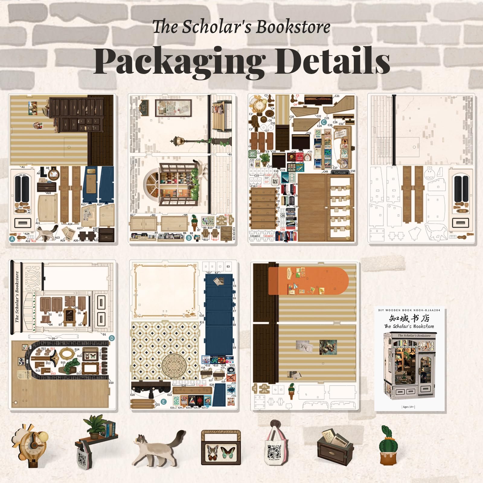 Fsolis Gift-ready Book Nook Kit appeals as creative hobby gift.