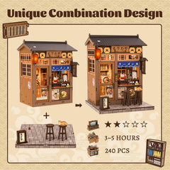 Fsolis Morita-Ya Ramen wood pieces kit for creative crafting