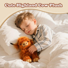 FSUGT Highland Cow plush toy packaging, ideal gift option for birthdays
