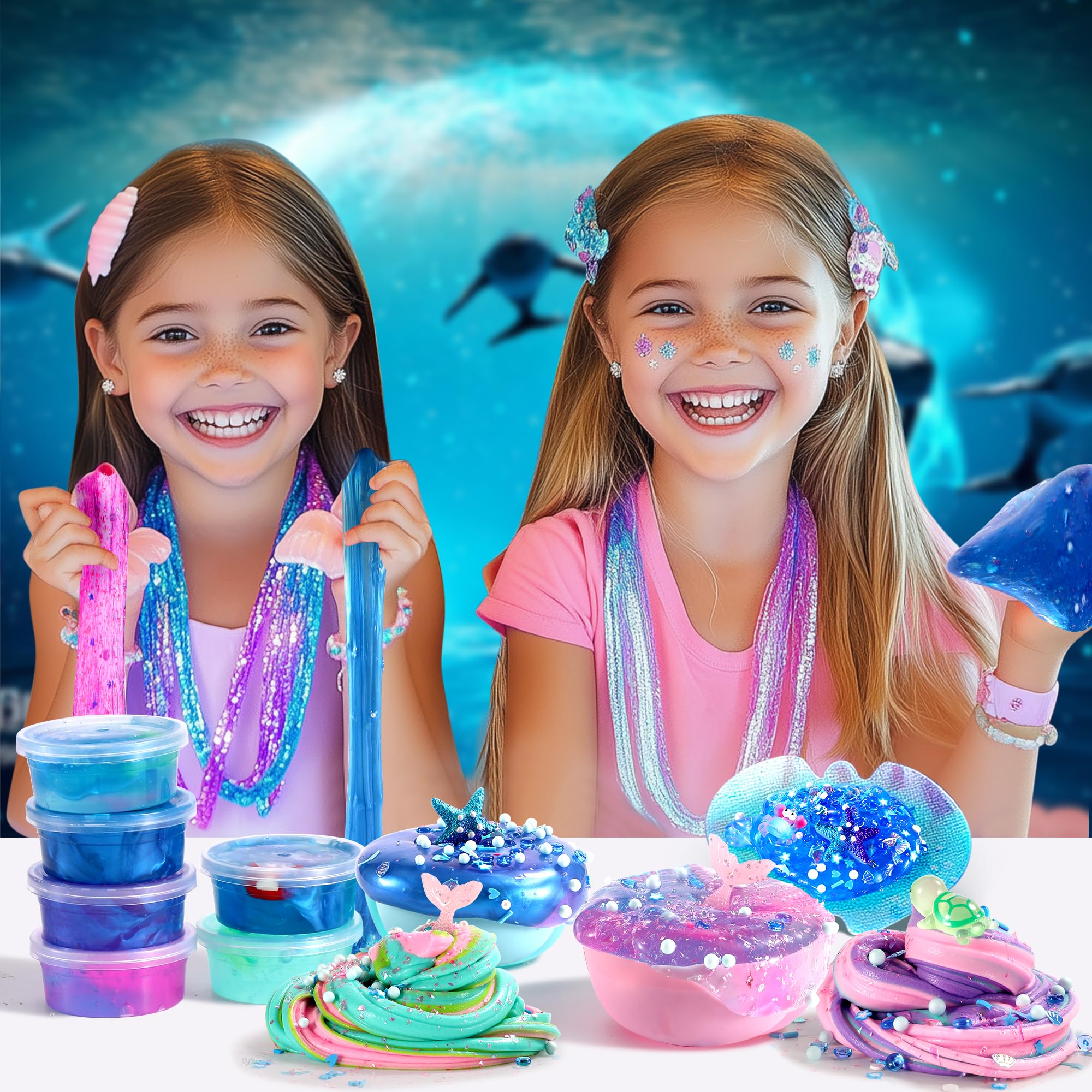fsutvitg ocean slime kit galaxy slime close-up for creative exploration