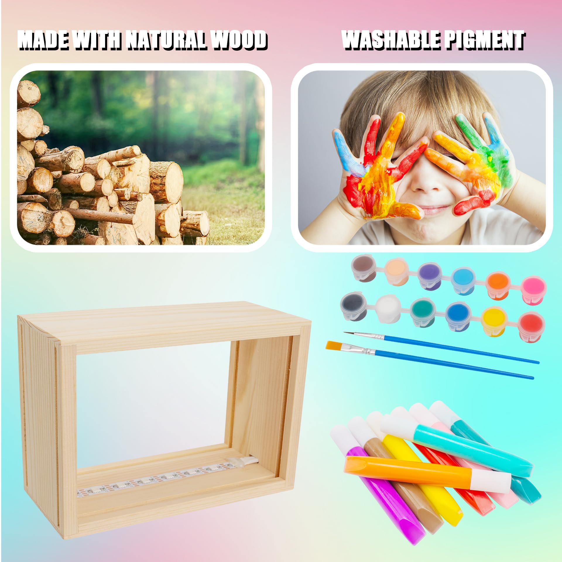 FTBox all-in-one kid crafting kit with essentials to start painting