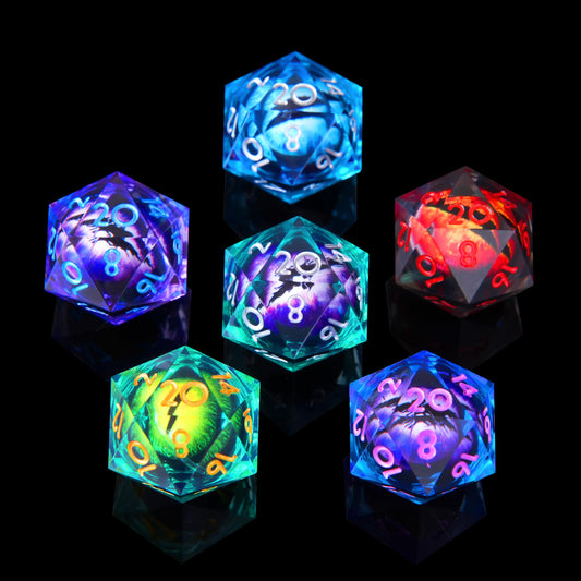 FTNNGIME Colorful D20 set enhances visibility and identification during play
