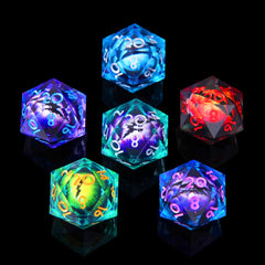 FTNNGIME Colorful D20 set enhances visibility and identification during play
