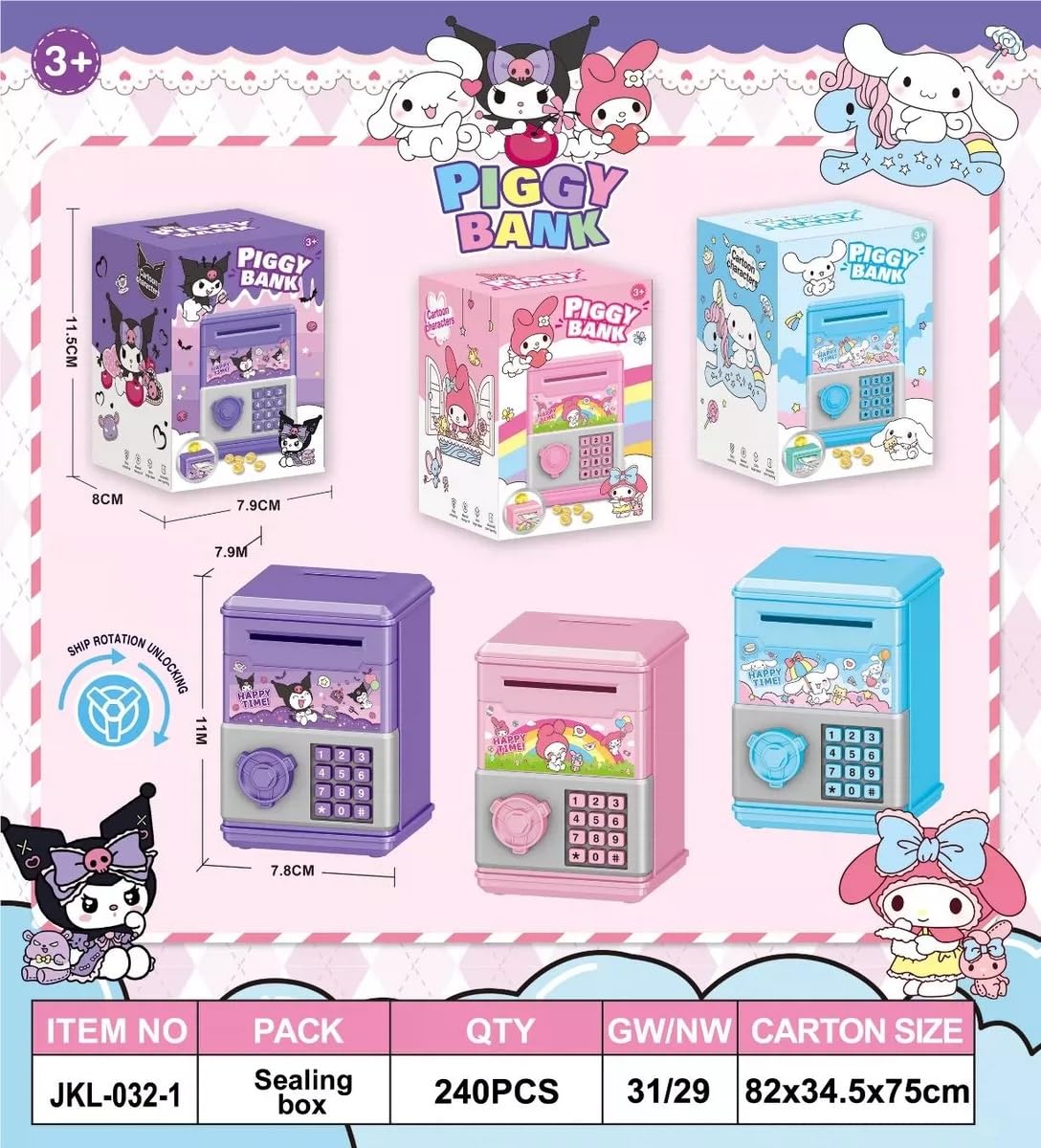 FUAN Kawaii Mini Piggy Bank gift-ready design makes learning fun.