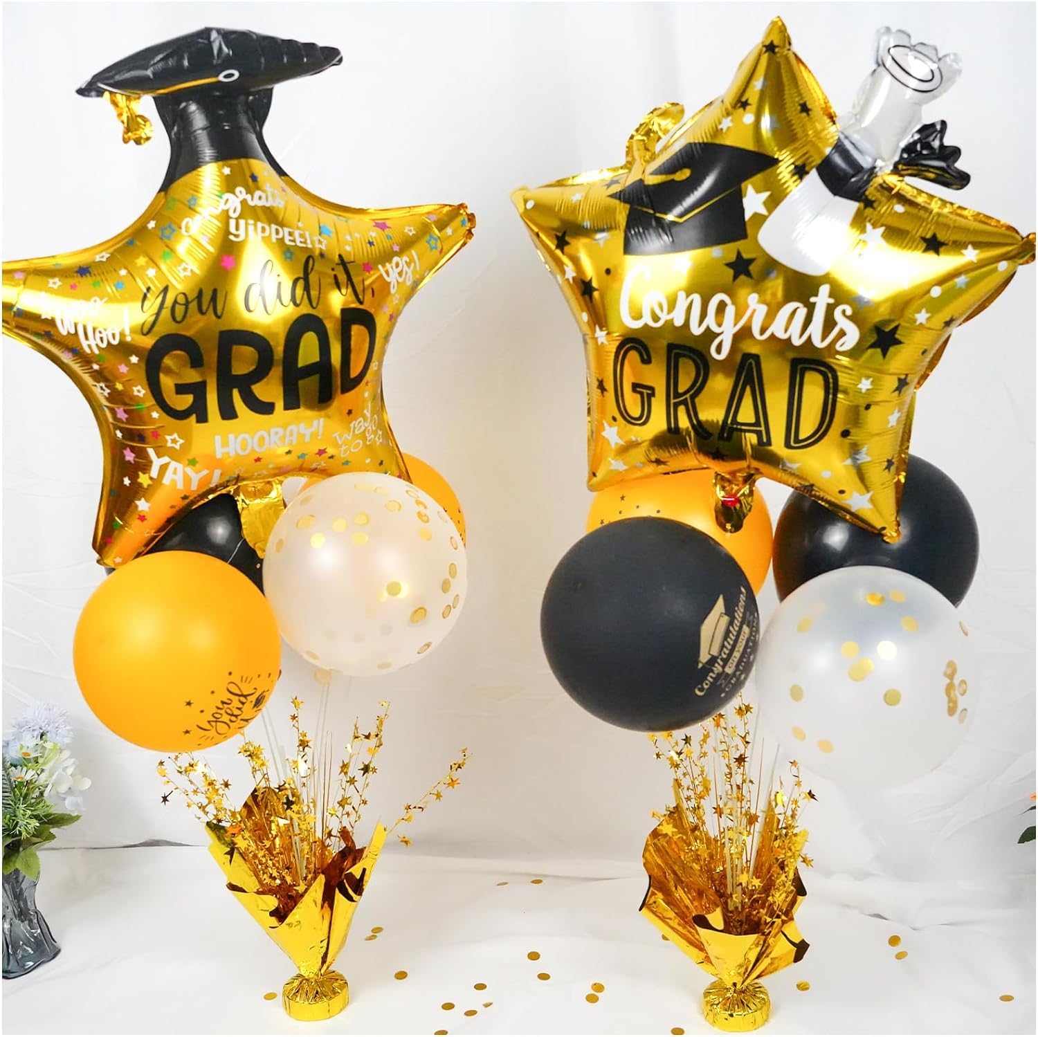 FUBININA glittering star spray decor adding festive sparkle