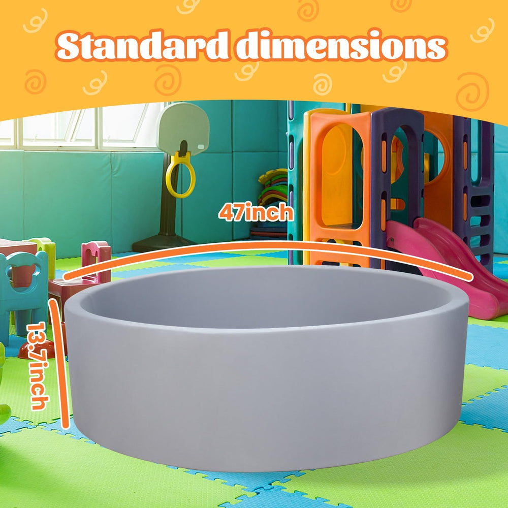 FUBOTRAD ball pit with 120cm diameter for spacious fun.