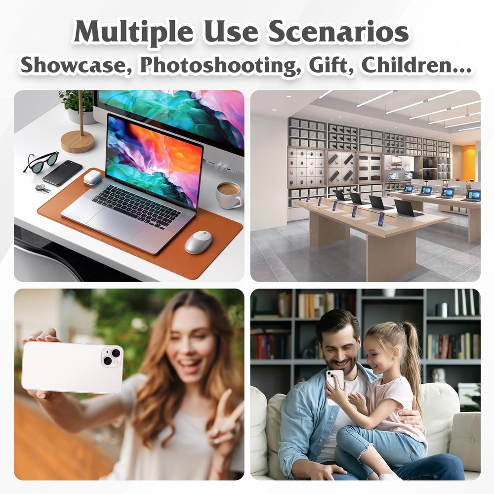 FufoneUS dummy phone aluminum frame, durable build for safe handling and long photo shoots.