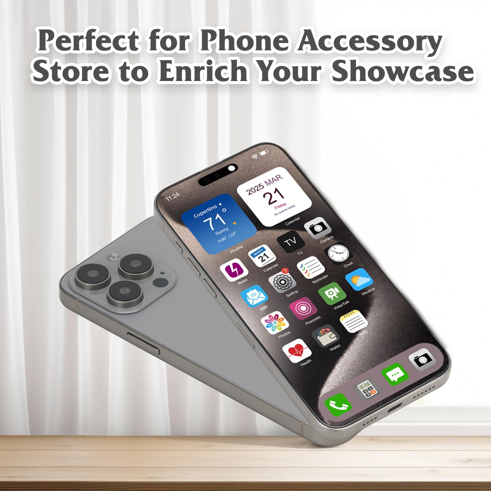 FufoneUS dummy phone buttons close-up demonstrates tactile pressable controls.