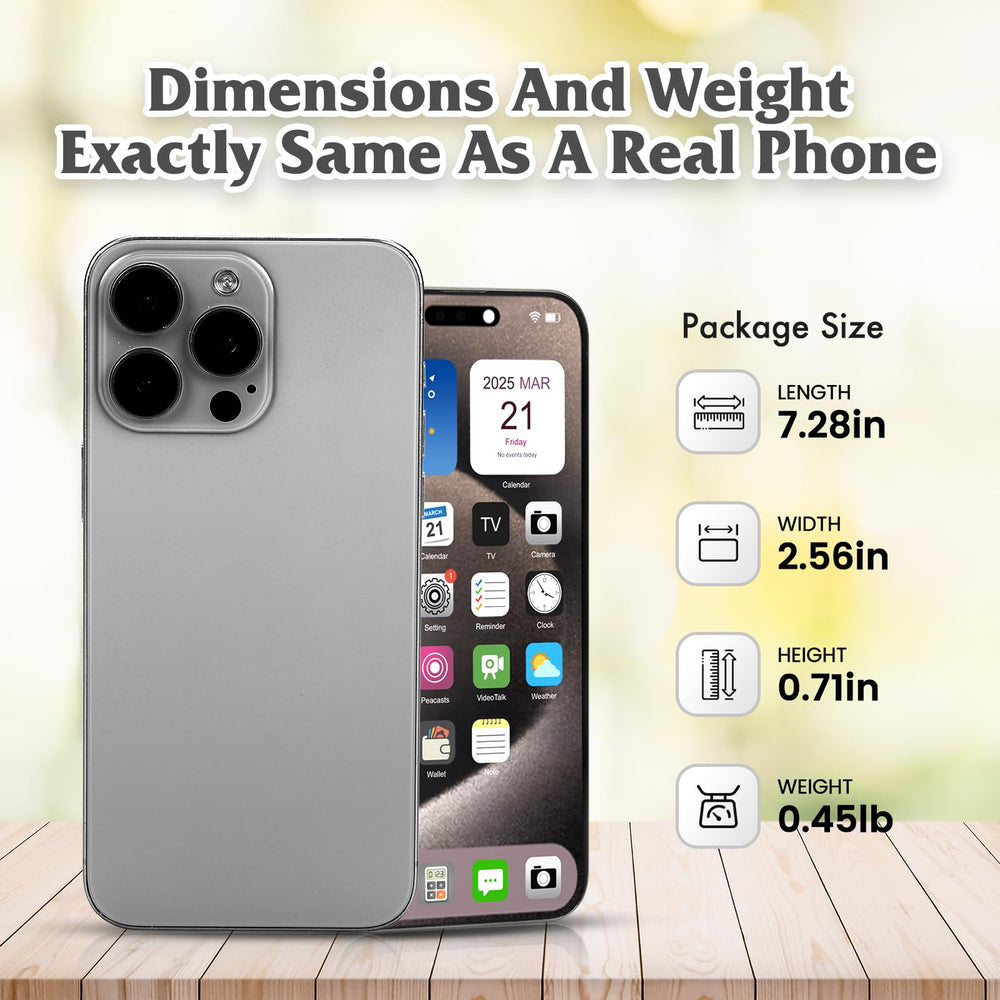 FufoneUS dummy phone side view showing slim, realistic profile.
