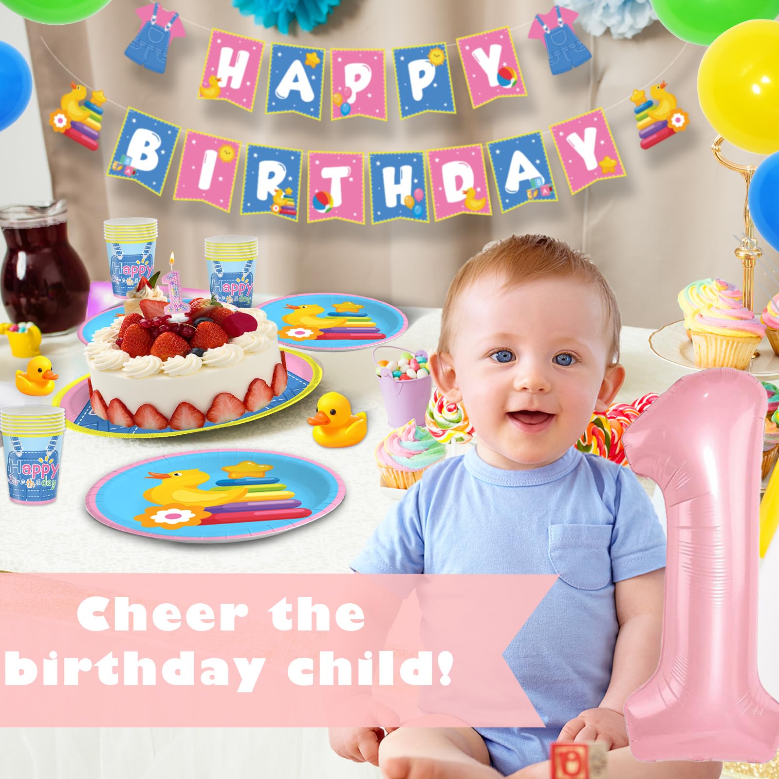 Fufuddz 12-inch colorful balloons add vibrant color to the party
