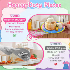 Fufuddz disposable utensils keep party setup quick and tidy