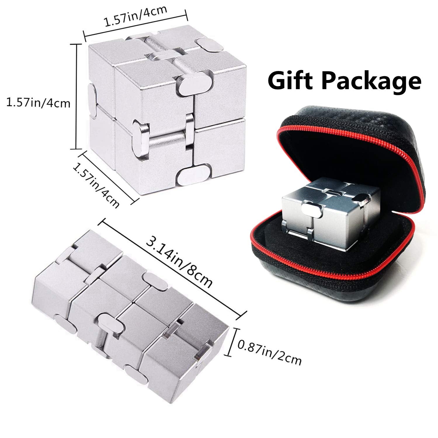 FUFUYOU Infinity Cube with frosted coating offers enhanced grip and durability.