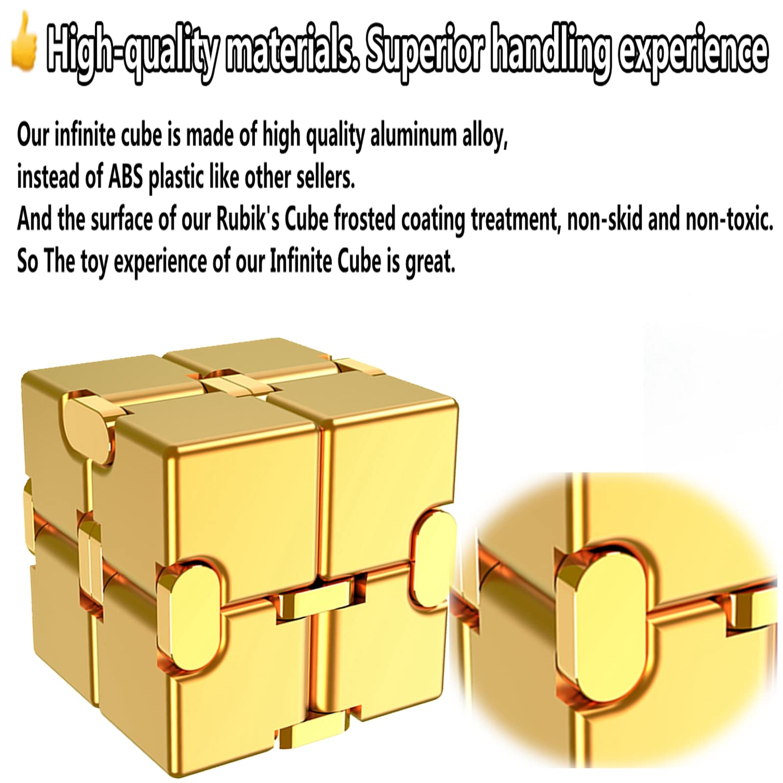 FUFUYOU Infinity Cube portable design, easy to carry during meetings.