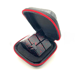 FUFUYOU Infinity Cube red version for tactile engagement during work or study