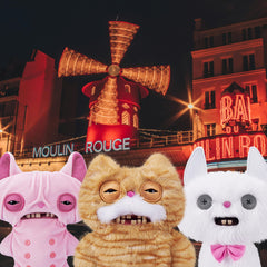 Scrappy stray-look Fuggler Alley Cats ready for imaginative play.