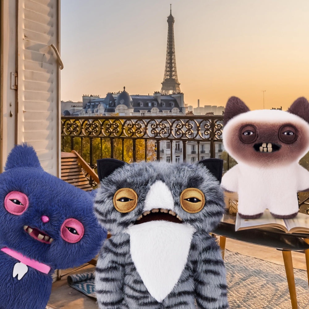 Fuggler Alley Cats six unique characters for a quirky shelf collection.