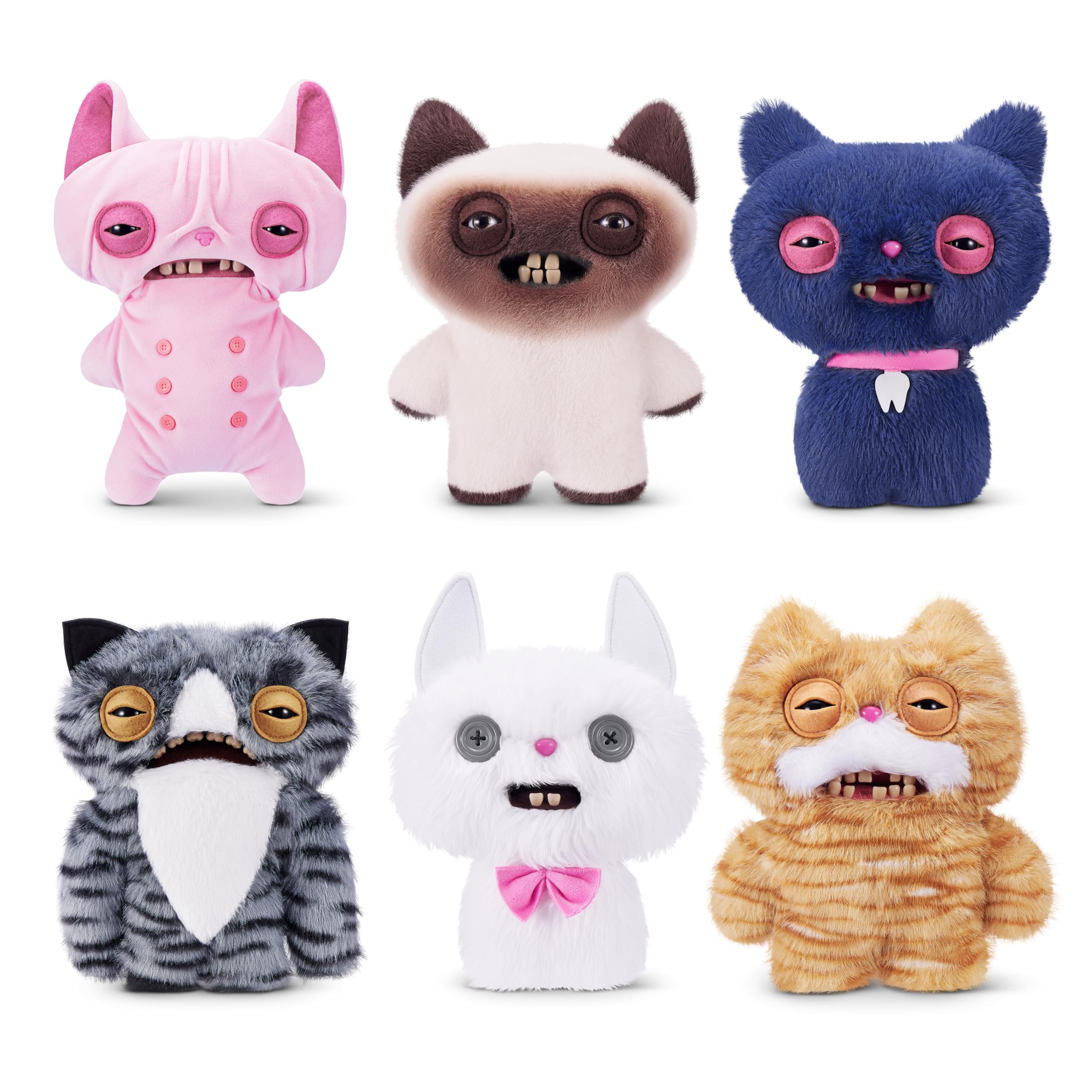 Fuggler Alley Cats human like teeth close up for quirky charm
