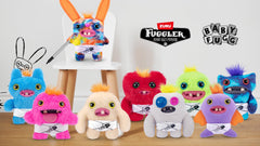Fuggler Baby Fugg Series 3 teeth detail highlights quirky baby teeth.