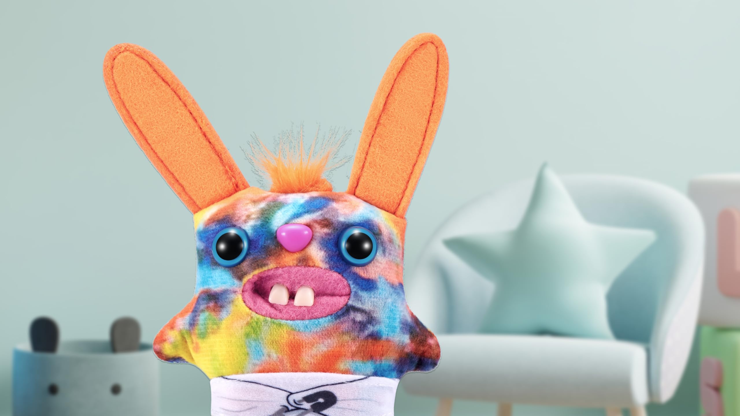 Fuggler Baby Fugg Series 3 hatching mischief prompts imaginative play.