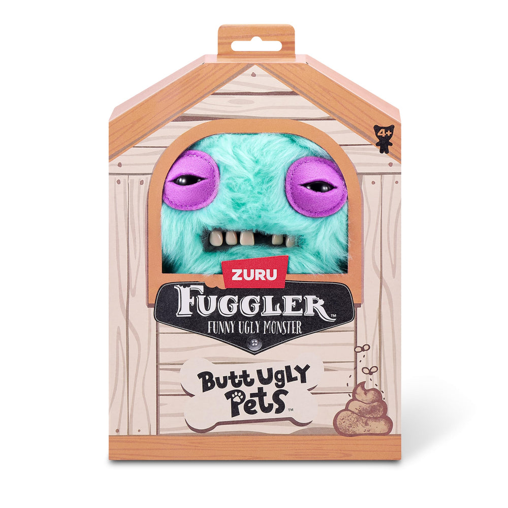 Fuggler Butt Ugly Pets Mr Buttons Rabbit plush, playful mischief and cuddle