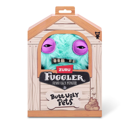 Fuggler Butt Ugly Pets Mr Buttons Rabbit plush, playful mischief and cuddle
