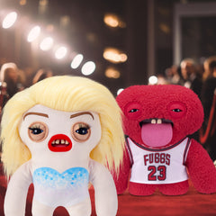 Fugg Stars on display shelf invite conversation and fun decor.
